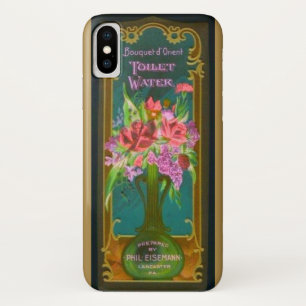 Case-Mate iPhone Case Parfum étiquette à fleurs de style victorien vinta