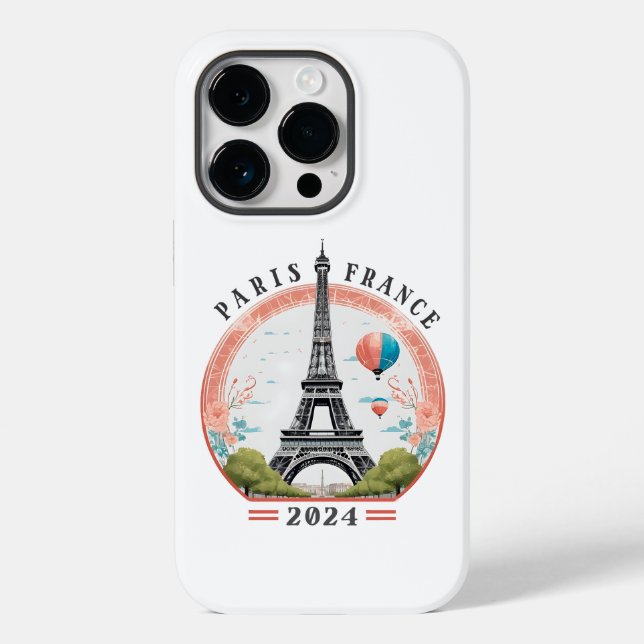 Coques Case-Mate iPhone Paris France 2024 iphone 14 Coques, Tour Eiffel (Verso)