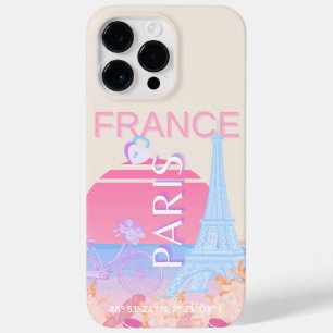 Coque Pour Pour iPhone 14 Pro Max Paris, France, Travel Art, Preppy, Pastel