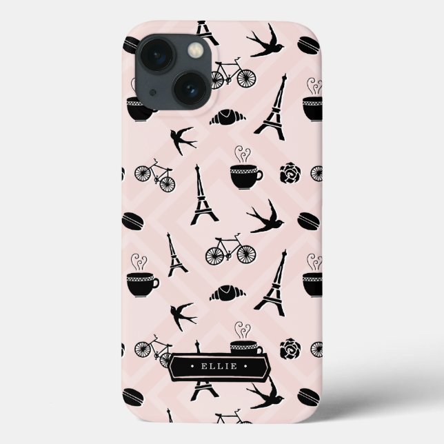 Coques Case-Mate iPhone Paris Romance | Personnalisé (Verso)