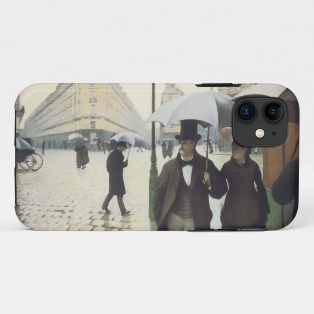 Coques Case-Mate iPhone Paris Street Rainy Day Caillebotte (Dos (Horizontal))