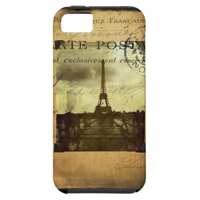 Coques Case-Mate iPhone Paris timbré (Dos)