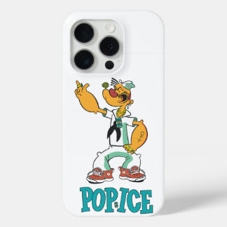 Coque iPhone 15 Pro Parodie de Popeye Vintage des années 1990