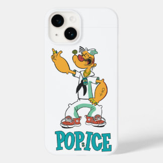 Coque Pour iPhone 14 Parodie de Popeye Vintage des années 1990