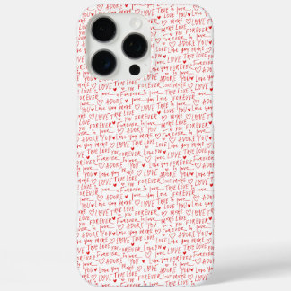 Coques iPhone 16 Pro Max Paroles romantiques de la Saint-Valentin
