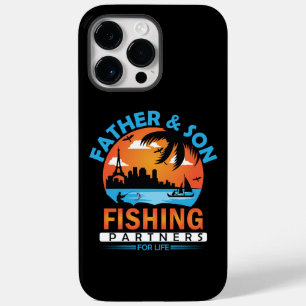 Coque Pour Pour iPhone 14 Pro Max Partenaires de pêche père et fils pour la vie