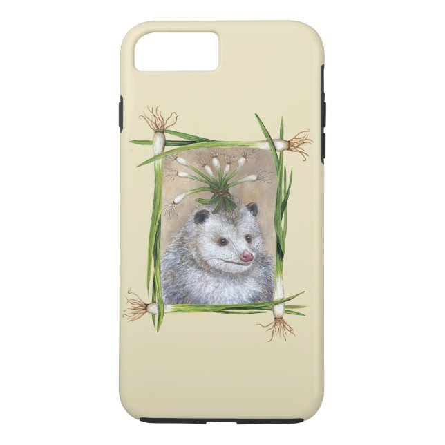 Coques Case-Mate iPhone Parti Possum à la frontière du scallion (Dos)
