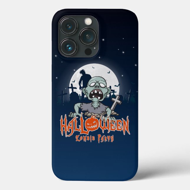 Coques Case-Mate iPhone Parti Zombie d'Halloween | (Verso)