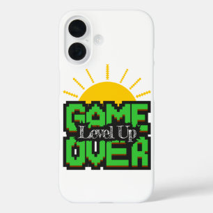 Coque Pour iPhone 16 Partie terminée, Ressuscitez les jeux rétro avec,