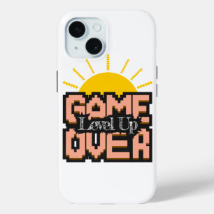 Coque Pour iPhone 15 Partie terminée, Ressuscitez les jeux rétro avec,