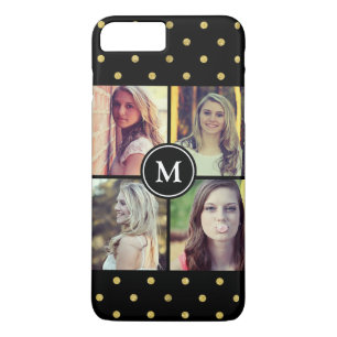 Case-Mate iPhone Case Parties scintillant Black Gold Points Collage de p
