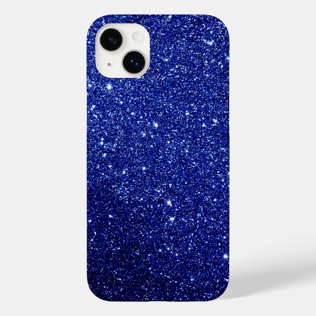 Coques Case-Mate iPhone Parties scintillant bleu foncé (Verso)