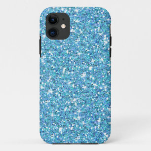 Coques Pour iPhone Parties scintillant bleu océan brillante