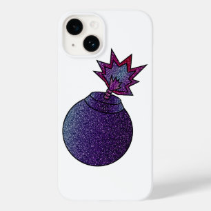 Coque Pour iPhone 14 Parties scintillant Bombe Galaxie