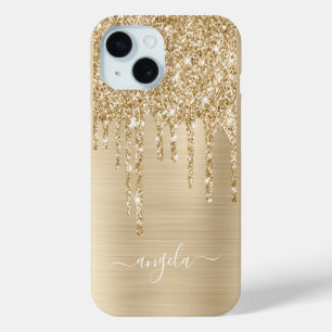 Coque Pour iPhone 15 Parties scintillant de champagne gouttes Glam Girl