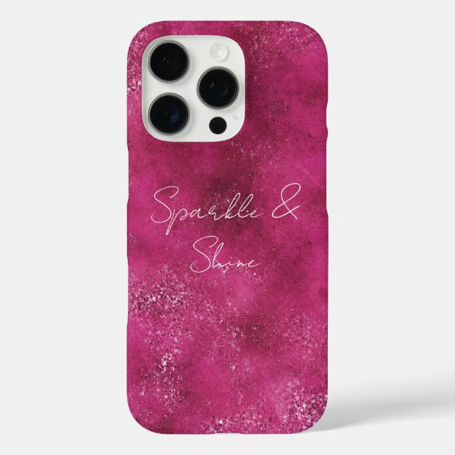 Coques Case-Mate iPhone Parties scintillant de glam Abstraite rose Fille (Verso)