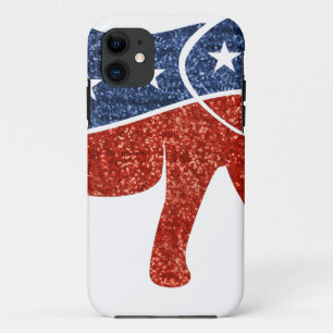 Coque iPhone 11 parties scintillant de l'éléphant républicain