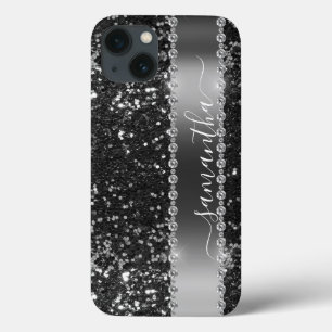 Case-Mate iPhone Case Parties scintillant Diamond Bling Look Black Midni