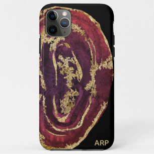 Case-Mate iPhone Case *~* Parties scintillant d'or de la Bourgogne