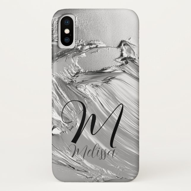 Coques Case-Mate iPhone Parties scintillant d'or Rose de fille personnalis (Dos)