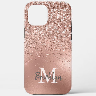 Case-Mate iPhone Case Parties scintillant d'or rose moderne Confetti Mon