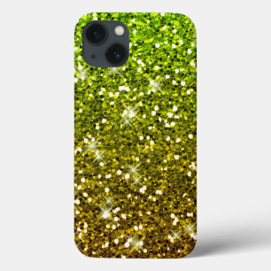 Etui iPhone Case-Mate Parties scintillant en or vert clair chatoyantes