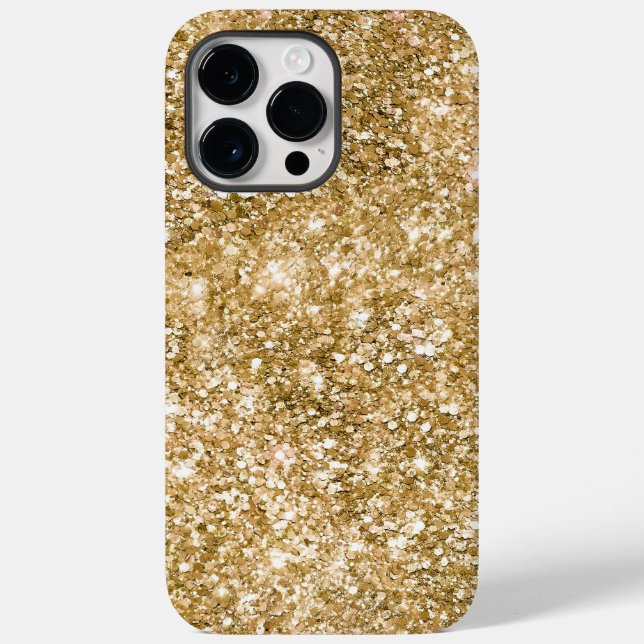 Coques Case-Mate iPhone Parties scintillant Gold Glitz (Verso)