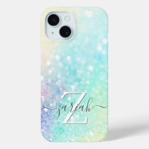 Coque Pour iPhone 15 Parties scintillant Holographique Glam Colorful Mo