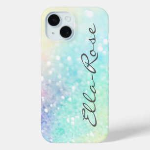 Coque Pour iPhone 15 Parties scintillant Holographique Glam Colorful Mo