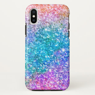 Coque Case-Mate Pour iPhone Parties scintillant moderne colorée Faux Texture