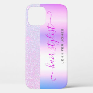 Case-Mate iPhone Case Parties scintillant Ombre violet rose holographiqu