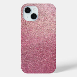 Coque Pour iPhone 15 Parties scintillant or rose Rose