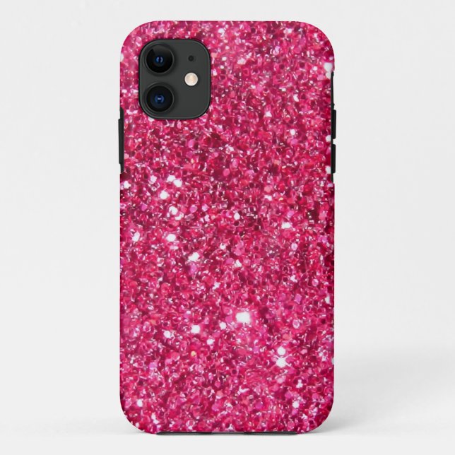 Coques Case-Mate iPhone Parties scintillant rose-chaud (Dos)