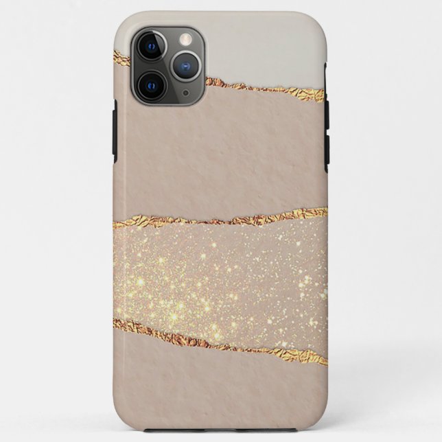 Coques Case-Mate iPhone Parties scintillant Rose Gold de luxe (Dos)