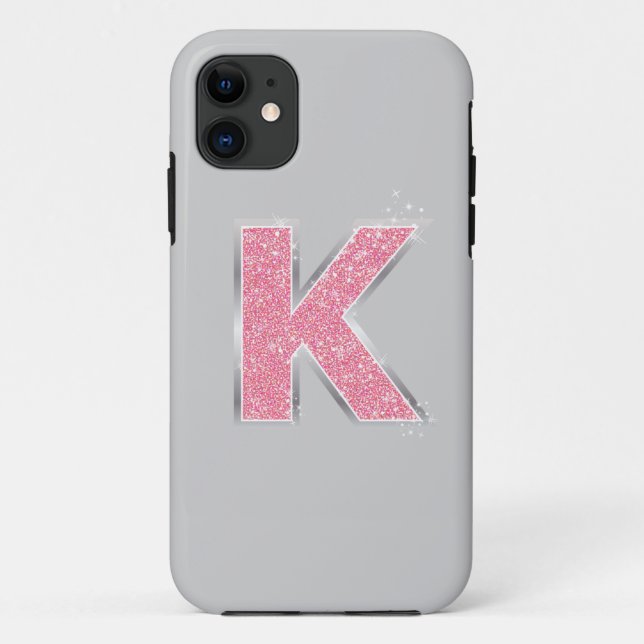 Coques Case-Mate iPhone Parties scintillant rose K (Dos)