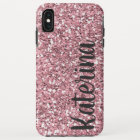 Parties scintillant rose personnalisée avec votre 