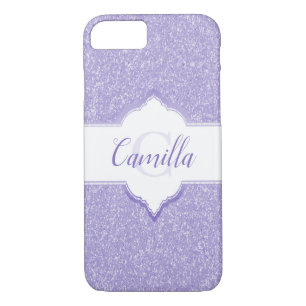 Case-Mate iPhone Case Parties scintillant violet Monogramme Coque-coque