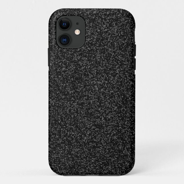 Coques Case-Mate iPhone Parties scintillantes noires (Dos)