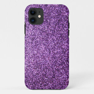 Coques Pour iPhone Parties scintillantes pourpres de Faux