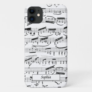 Case-Mate iPhone Case Partitions de piano personnalisées avec notes de m