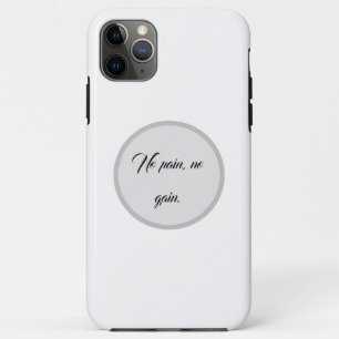 Case-Mate iPhone Case Pas de douleur, pas de gain   Citations de motivat