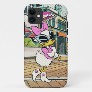 Coque iPhone 11 Pas de service Fleur avec parapluie