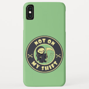 Case-Mate iPhone Case Pas sur mon poste Grim Reaper Citation d'Halloween
