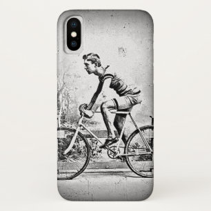 Etui iPhone Case-Mate Passant l recyclage monochrome de cycliste