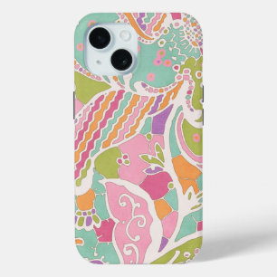 Coque Pour iPhone 15 Pastel Abstract Design Téléphone Case