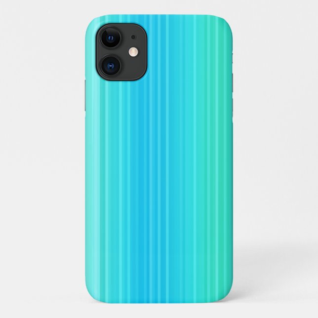 Coques Case-Mate iPhone Pastel Abstrait Turquoise Bleu Bleu Grandes Têtes  (Dos)