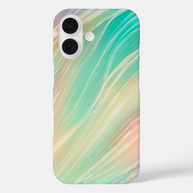Coques Case-Mate iPhone Pastel Aurora Flow Abstract Phone Case (Verso)