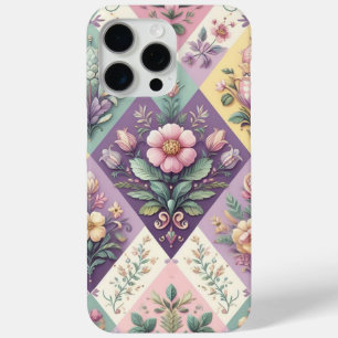 Coque iPhone 15 Pro Max Pastel coloré Jacquard Pâques/Printemps