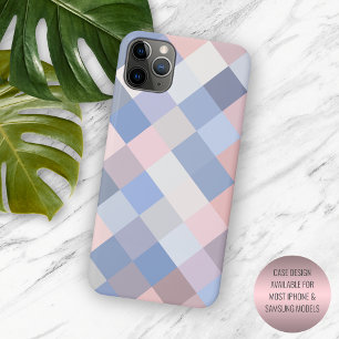 Case-Mate iPhone Case Pastel Coral Blush violet rose bleu Pixel Art