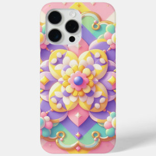 Coque iPhone 15 Pro Max pastel de printemps/Pâques/princesse coloré